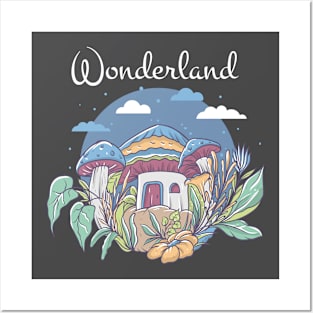 wonderland fantasy home Posters and Art